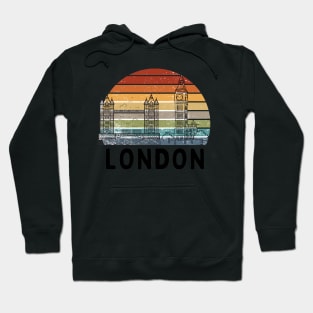 London sunset design Hoodie